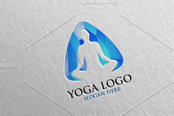 Yoga and Spa Lotus Flower logo 36 in Logo Templates - product preview 2