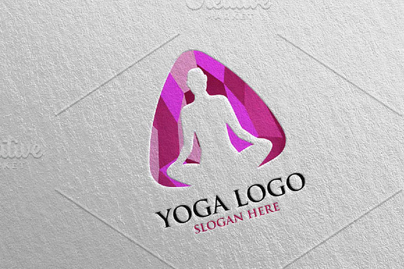 Yoga and Spa Lotus Flower logo 36 in Logo Templates - product preview 3
