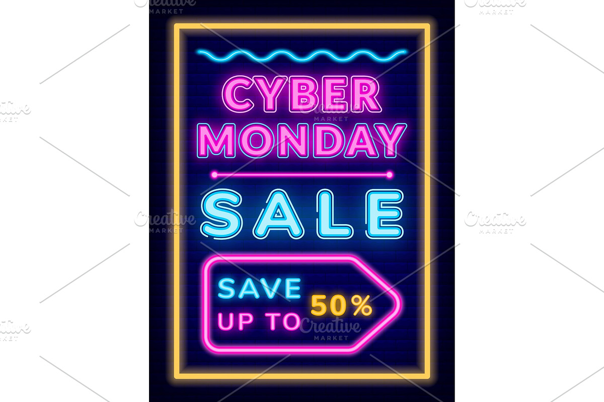 Cyber Sale on Monday, Save Up Money in Illustrations - product preview 8