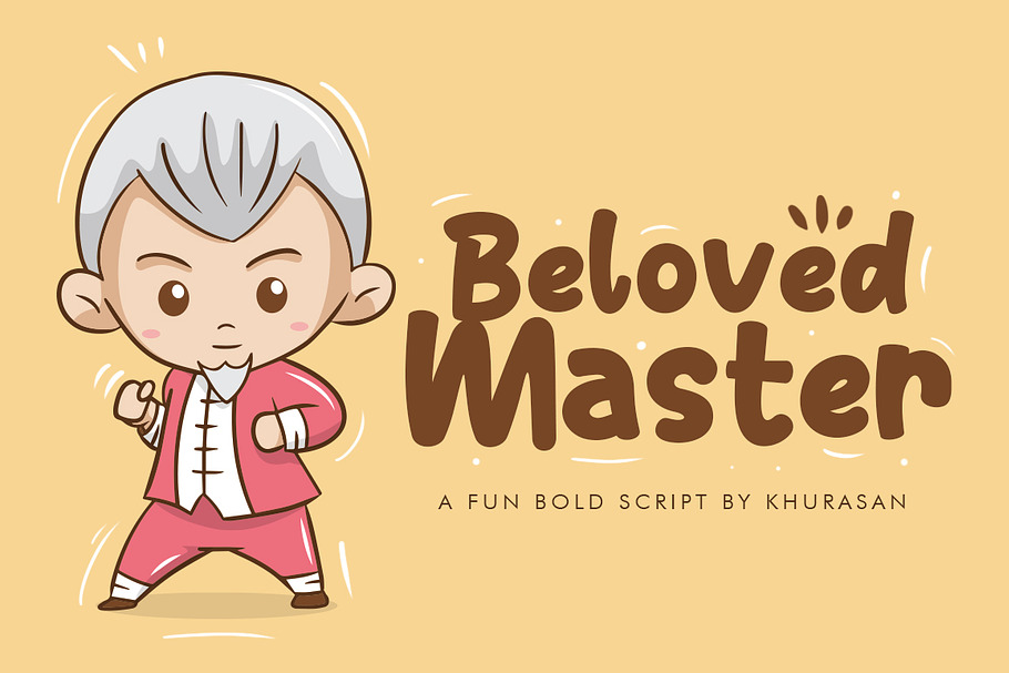 Beloved Master in Display Fonts - product preview 8