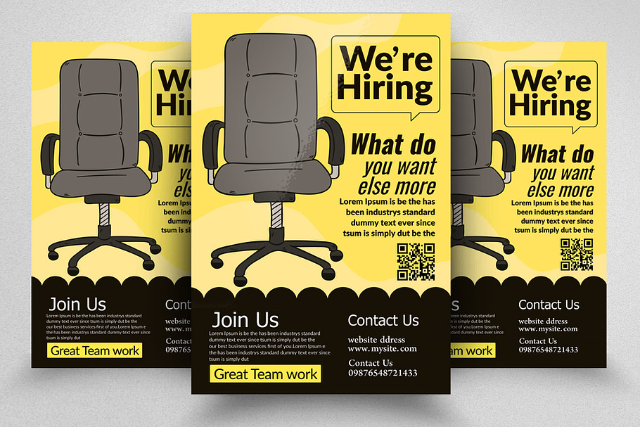 We Are Hiring/Job Vacancy Flyer