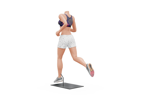 Female Sport Outfit in Mockup Templates - product preview 10