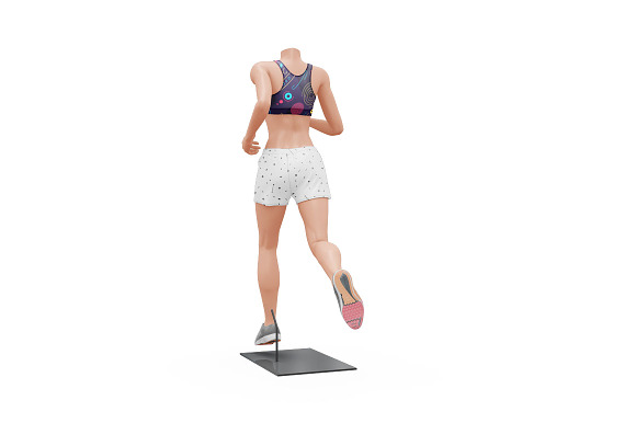 Female Sport Outfit in Mockup Templates - product preview 11