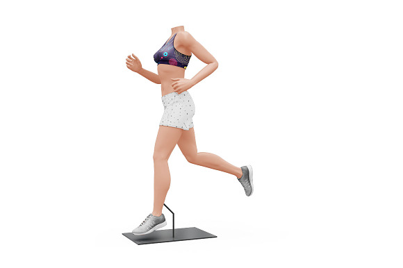 Female Sport Outfit in Mockup Templates - product preview 14