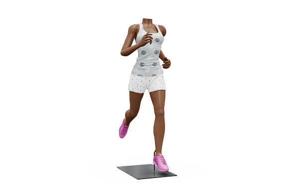 Female Sport Outfit in Mockup Templates - product preview 5