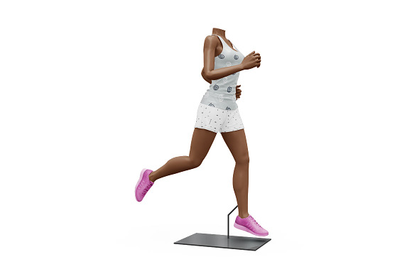Female Sport Outfit in Mockup Templates - product preview 6