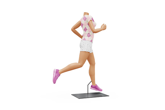 Female Sport Outfit in Mockup Templates - product preview 8
