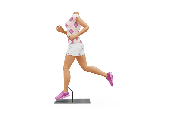 Female Sport Outfit in Mockup Templates - product preview 12