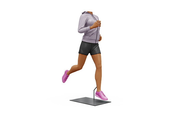 Female Sport Outfit in Mockup Templates - product preview 4