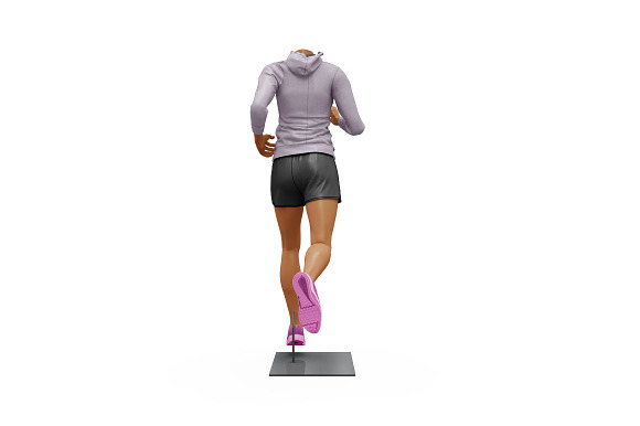 Female Sport Outfit in Mockup Templates - product preview 7