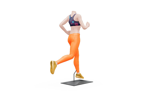 Female Sport Outfit in Mockup Templates - product preview 11
