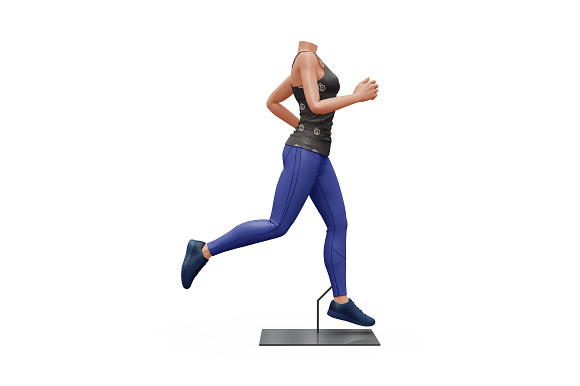 Female Sport Outfit in Mockup Templates - product preview 2