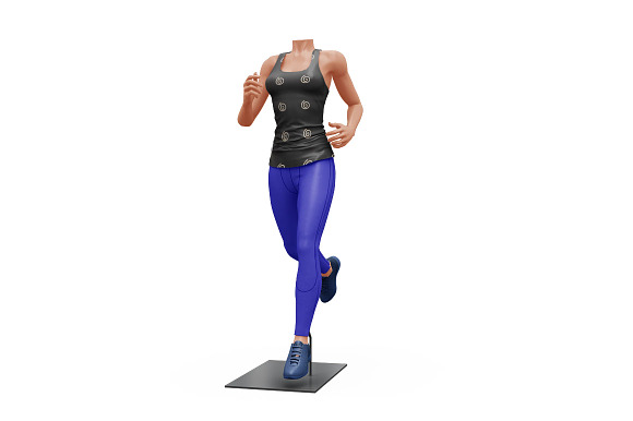 Female Sport Outfit in Mockup Templates - product preview 15