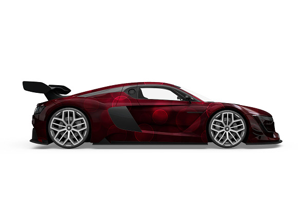 Sport Car Mockup in Mockup Templates - product preview 1