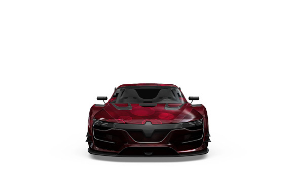Sport Car Mockup in Mockup Templates - product preview 2