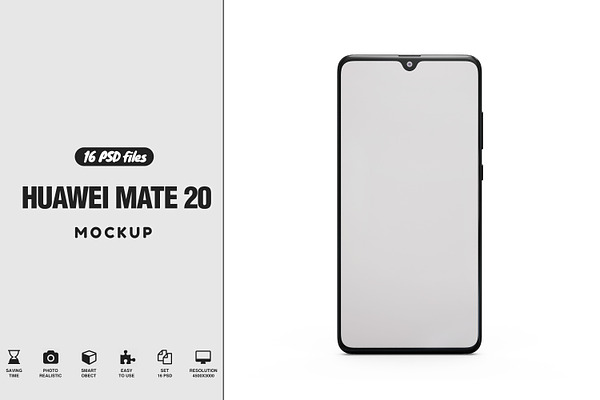 Huawei Mate 20 App Skin Mockup