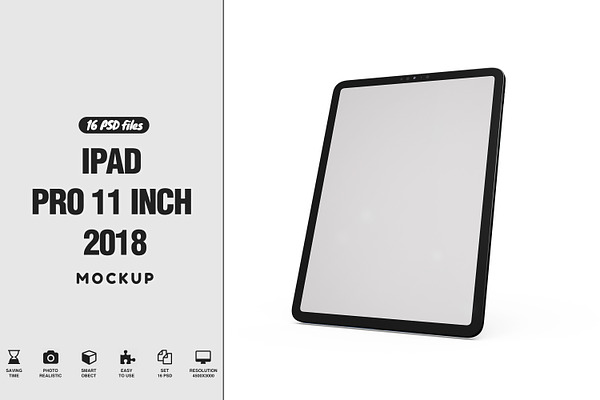 iPad Pro 11 inch App Mockup