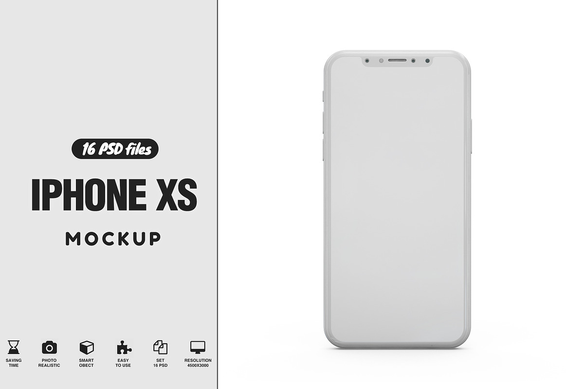iPhone XS App Skin Mockup in Mockup Templates - product preview 8