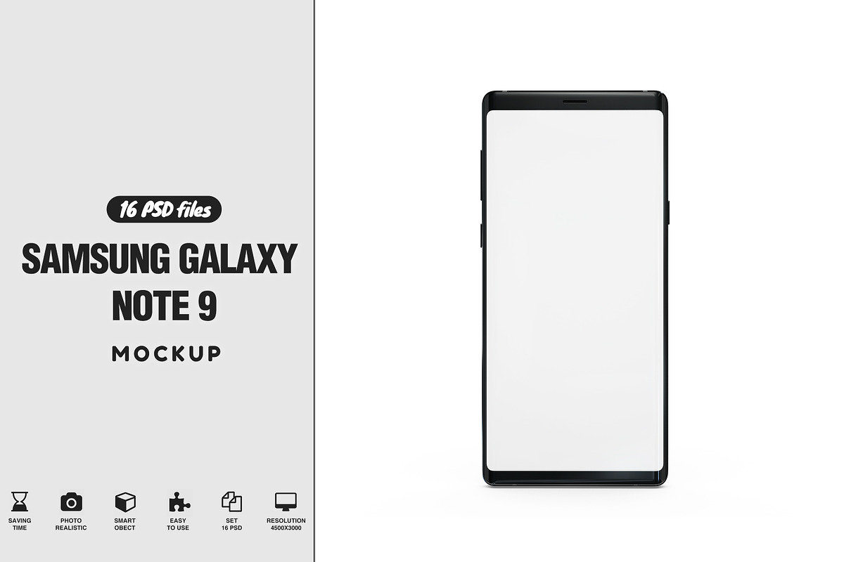 Samsung Galaxy Note 9 App Skin Mocku in Mockup Templates - product preview 8