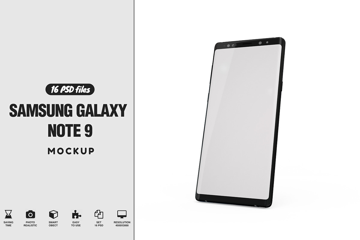 Samsung Galaxy Note 9 App Mocku in Mockup Templates - product preview 8