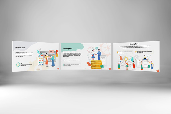 Happy People Keynote Template Set2 in Keynote Templates - product preview 2
