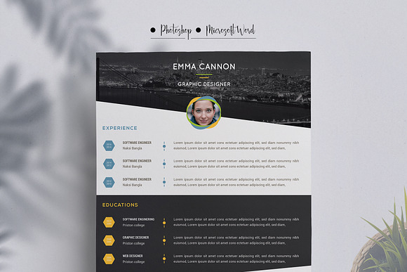 Resume & Cover Letter Template in Letter Templates - product preview 4