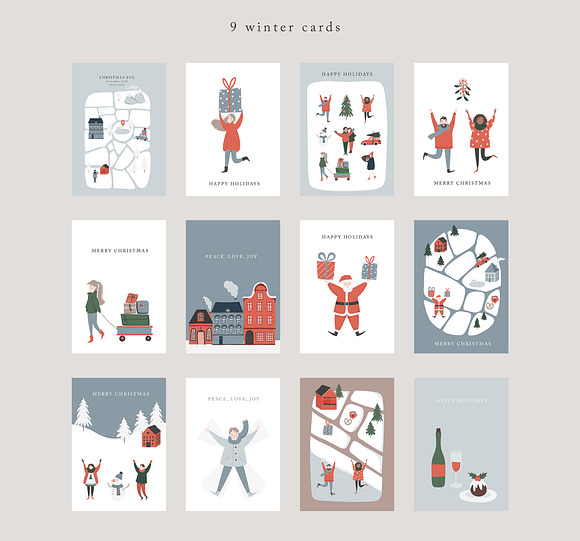 Winter days - calm and cozy Holidays in Illustrations - product preview 3