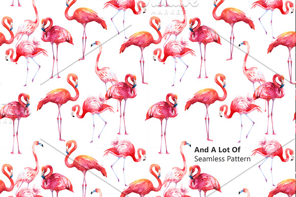 Hello, Flamingos! in Illustrations - product preview 12