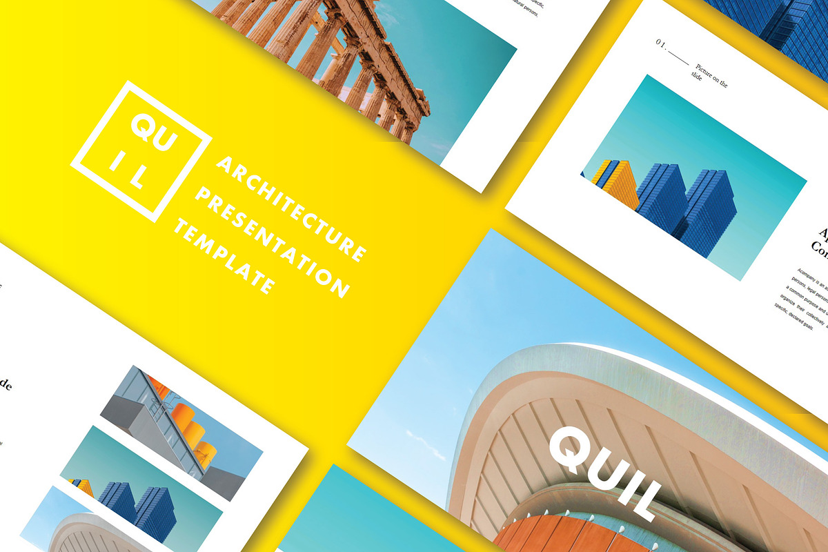 QUIL - PowerPoint Template in Presentation Templates