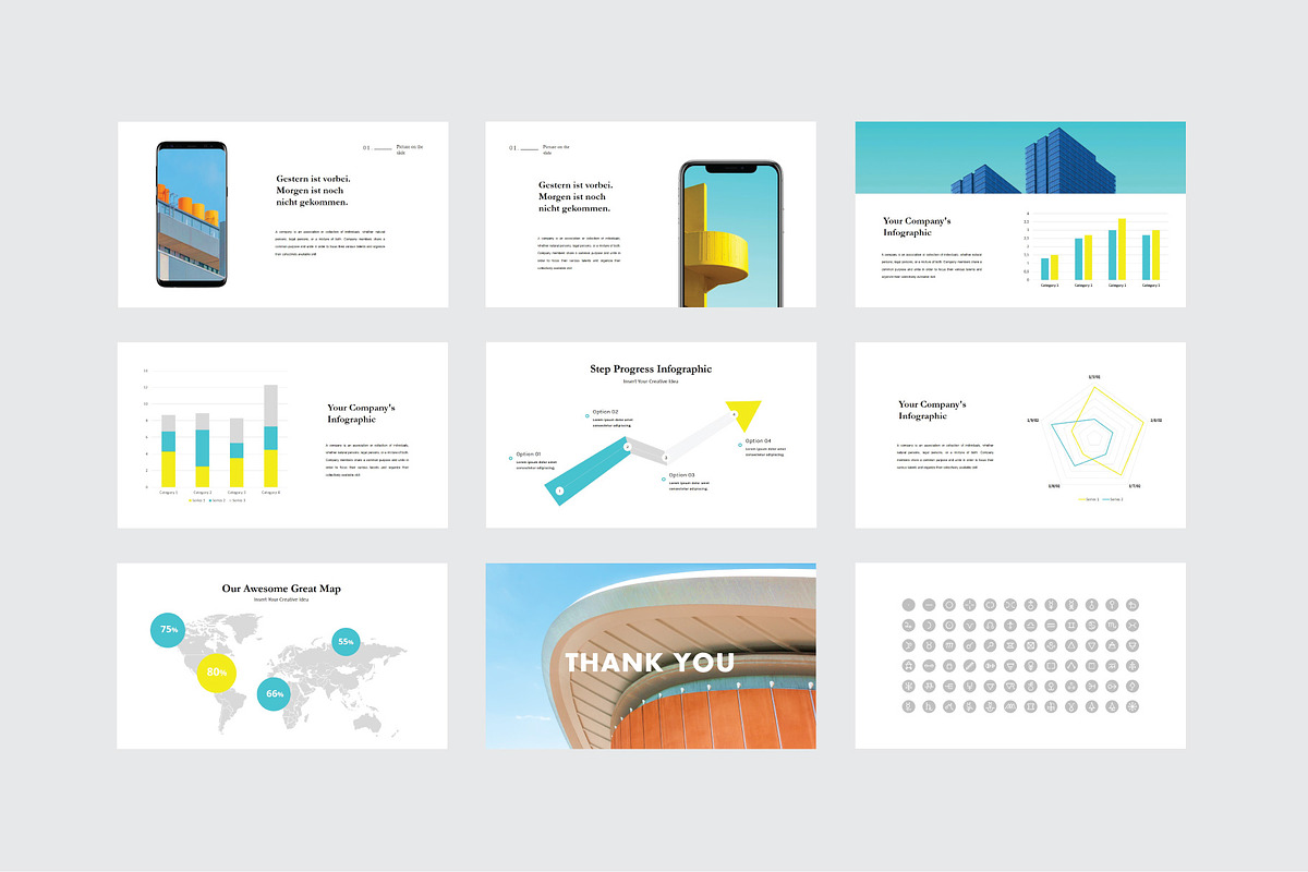 QUIL - PowerPoint Template in Presentation Templates - product preview 8