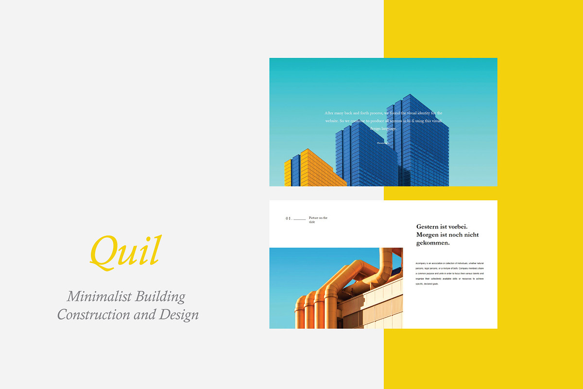 QUIL - Keynote Template in Presentation Templates - product preview 1