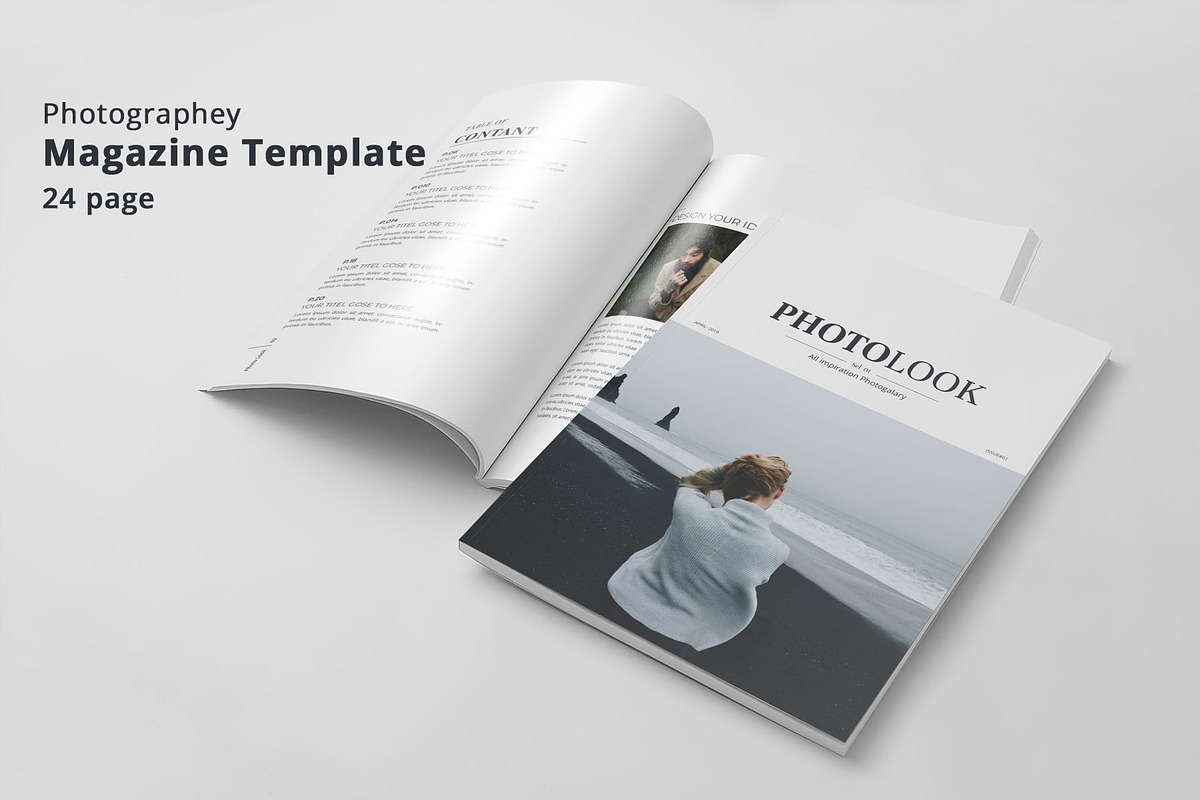 Photography Magazine in Magazine Templates - product preview 8