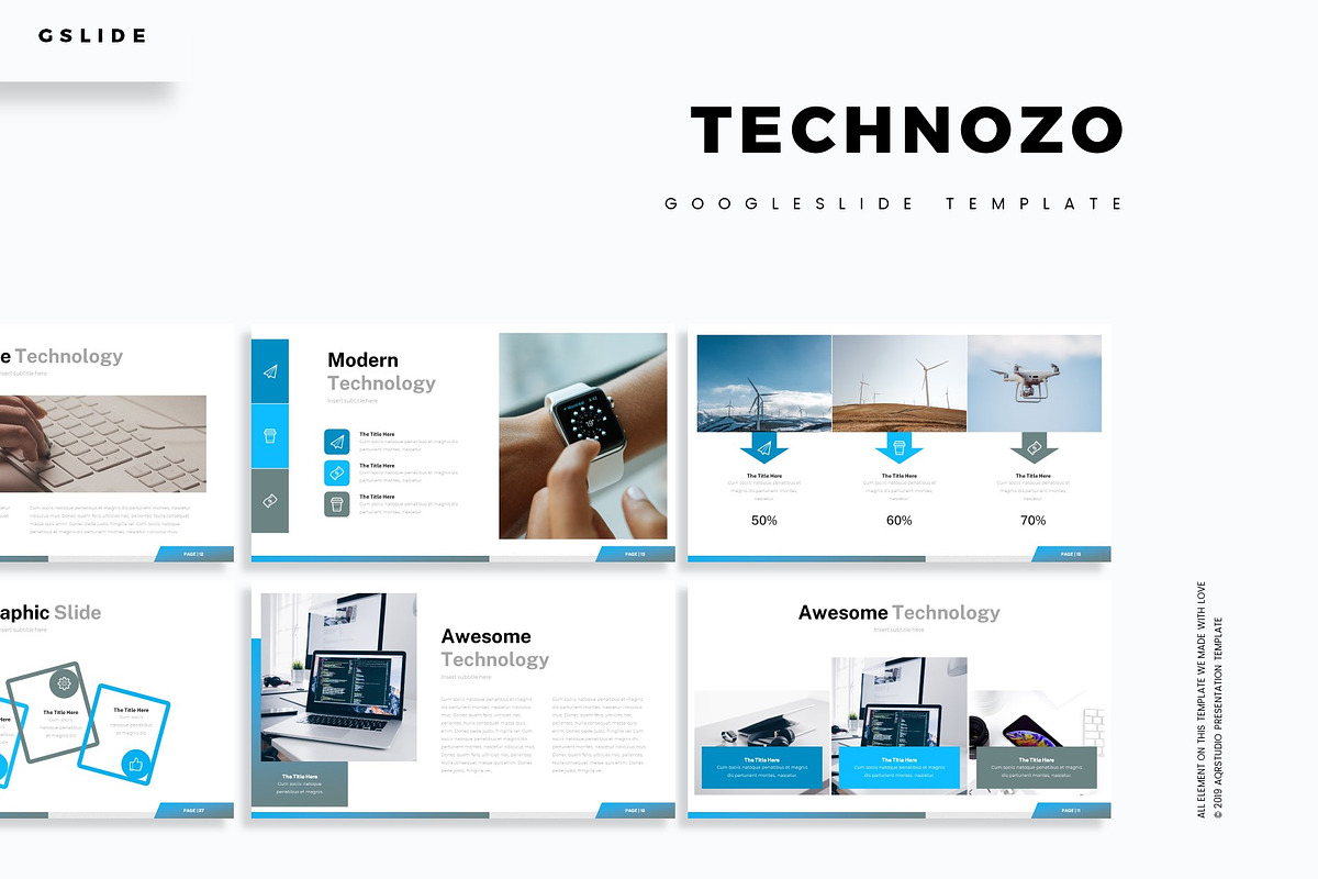 Technozo - Google Slide Template in Google Slides Templates - product preview 8