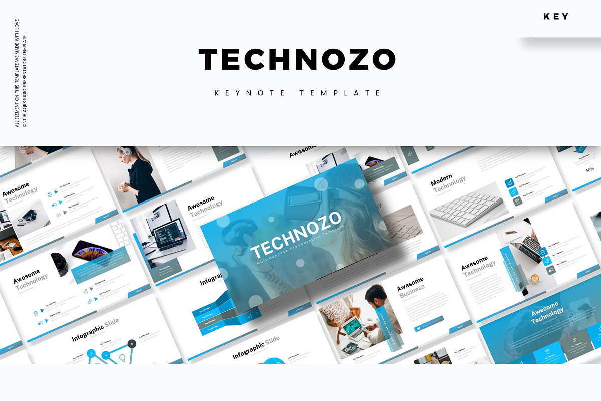 Technozo - Keynote Template in Keynote Templates - product preview 8