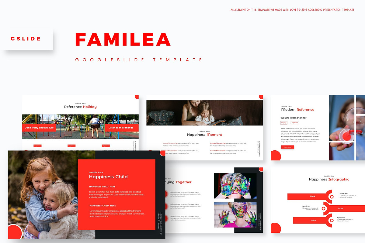 Familea - Google Slides Template in Google Slides Templates - product preview 8