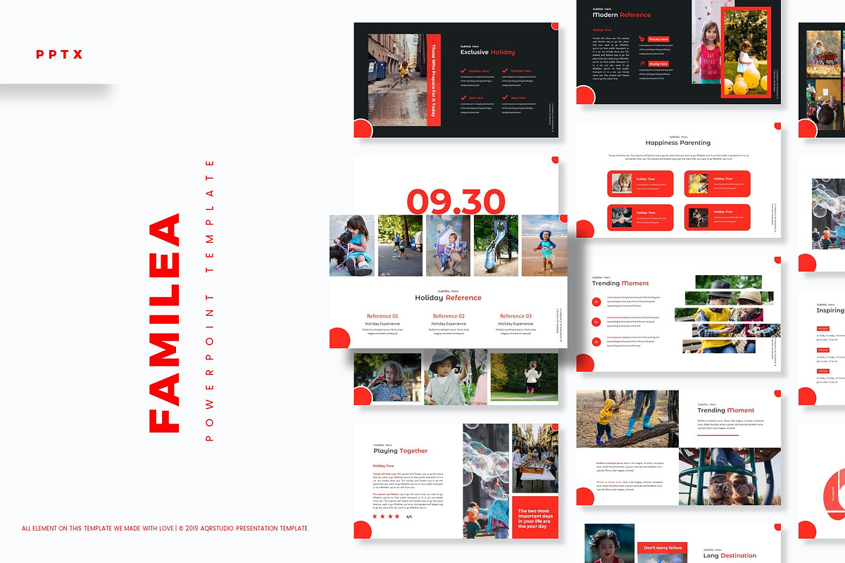 Familea - Powerpoint Template in PowerPoint Templates - product preview 8