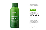 Matt small bottle mockup