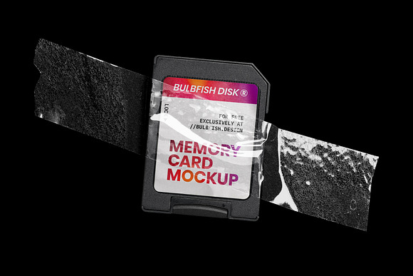 Memory Card Mockup in Mockup Templates - product preview 1