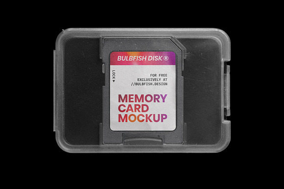 Memory Card Mockup in Mockup Templates - product preview 2