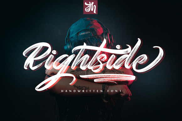 Rightside - Handwritten Font in Script Fonts - product preview 8