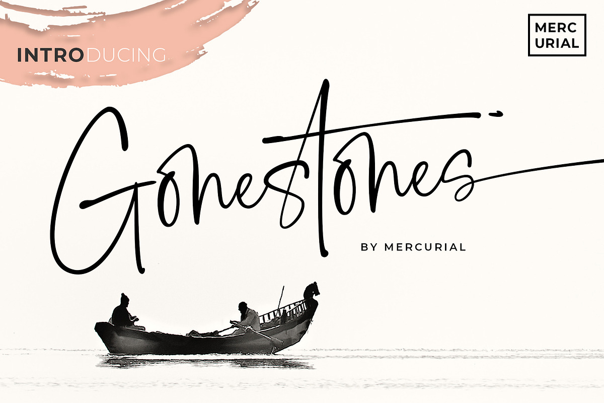 Gonestones Signature in Script Fonts - product preview 8