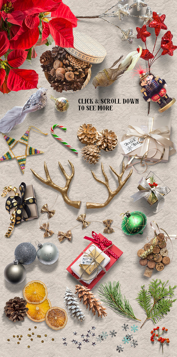 Holiday Props CardSet MockUps & More in Scene Creator Mockups - product preview 8
