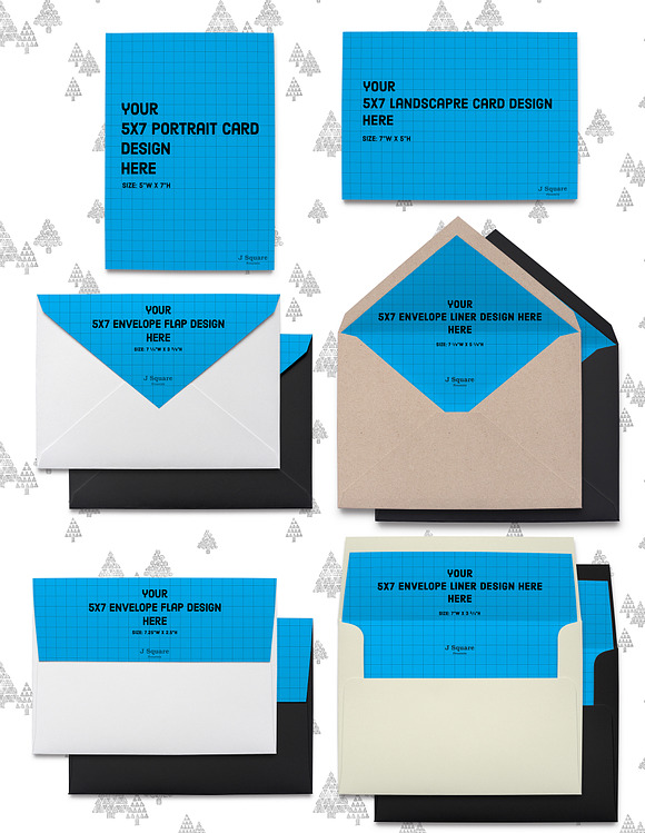 Holiday Props CardSet MockUps & More in Scene Creator Mockups - product preview 9