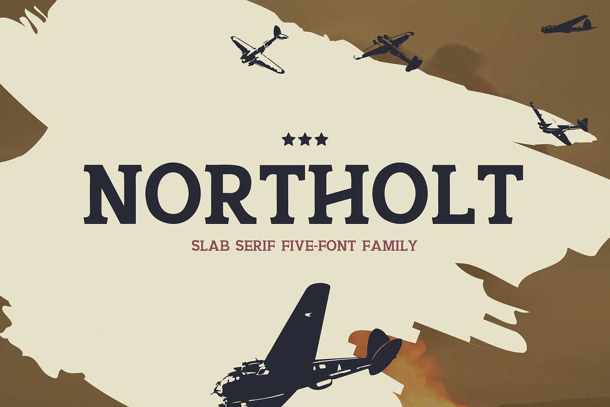 Northolt - A Slab Serif Font Family in Slab Serif Fonts - product preview 8