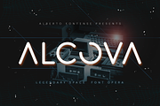 Alcova - Futuristic Cosmic Font