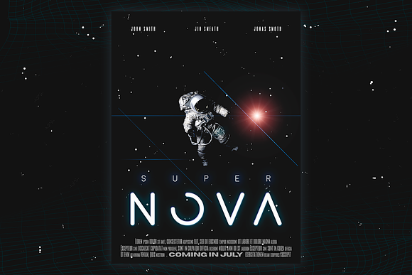 Alcova - Futuristic Cosmic Font in Display Fonts - product preview 3