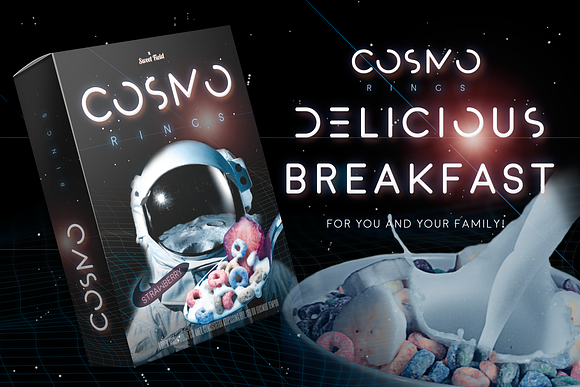 Alcova - Futuristic Cosmic Font in Display Fonts - product preview 4
