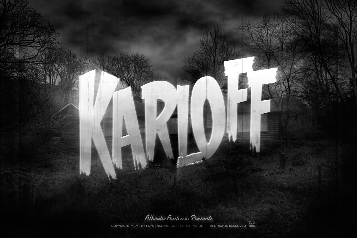 Karloff - Halloween Horror Font in Halloween Fonts - product preview 8