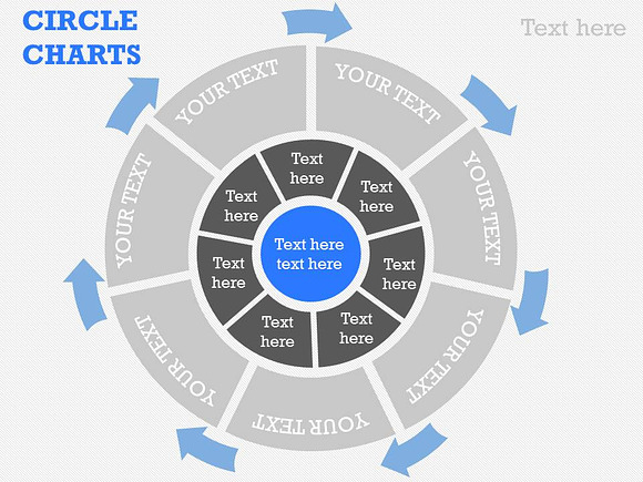 Circle Chart 1 PowerPoint Template in PowerPoint Templates - product preview 3