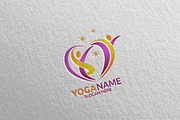 Yoga and Spa Lotus Flower logo 53